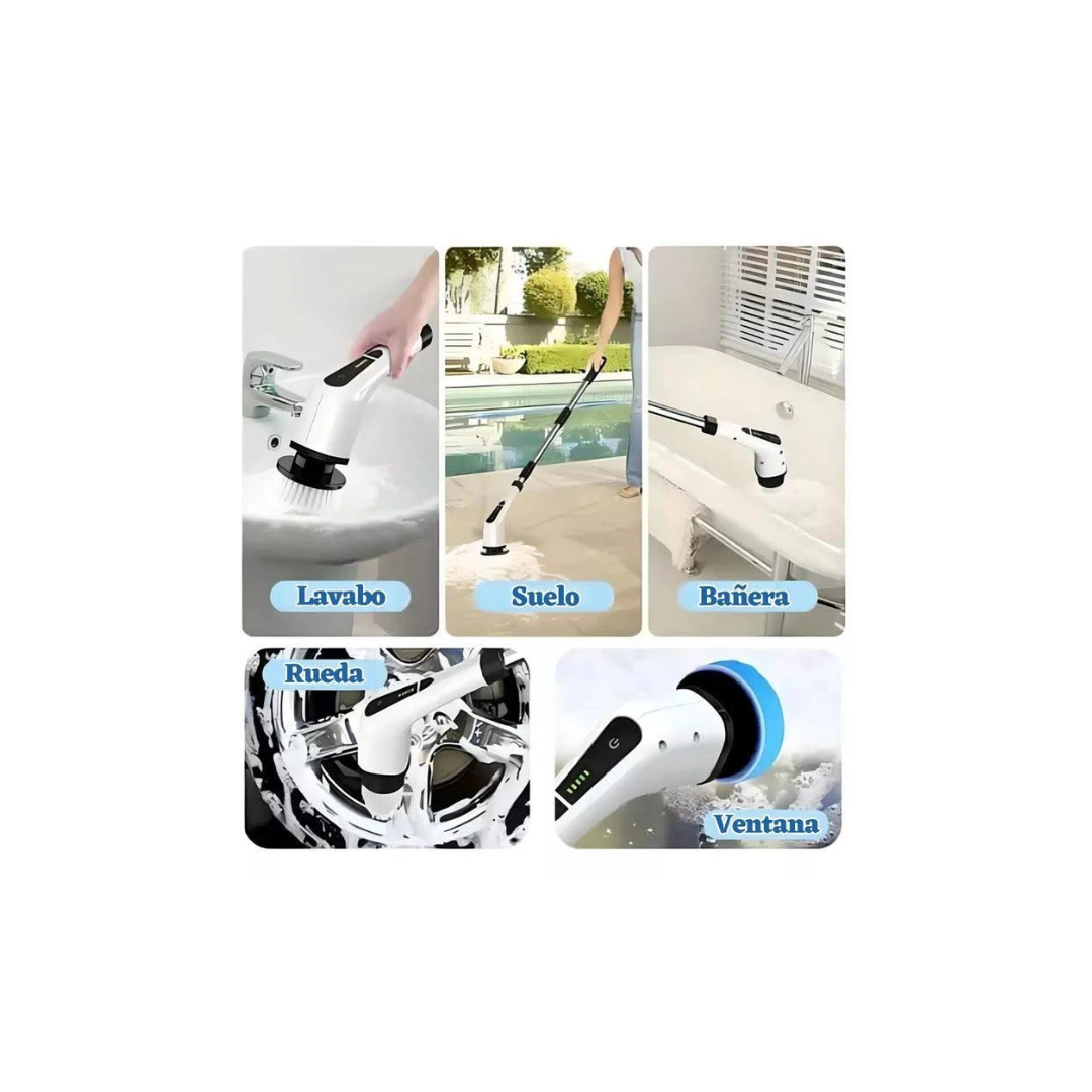 Cepillo De Limpieza Multiuso Eléctrico 7 En 1